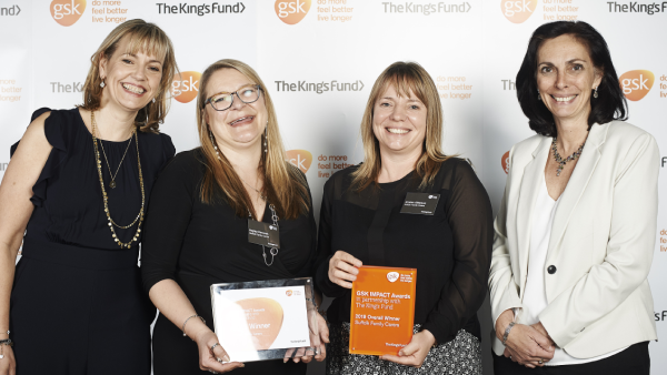 Suffolk Family Carers at the GSK IMPACT Awards 2019